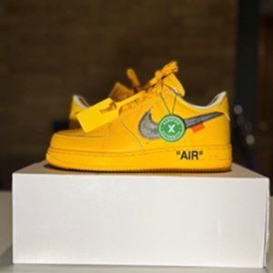 Nike Air Force 1 Low Off-White ICA University Gold